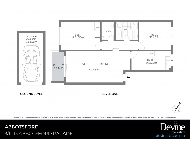 8/11-13 Abbotsford Parade, Abbotsford NSW 2046 Floorplan