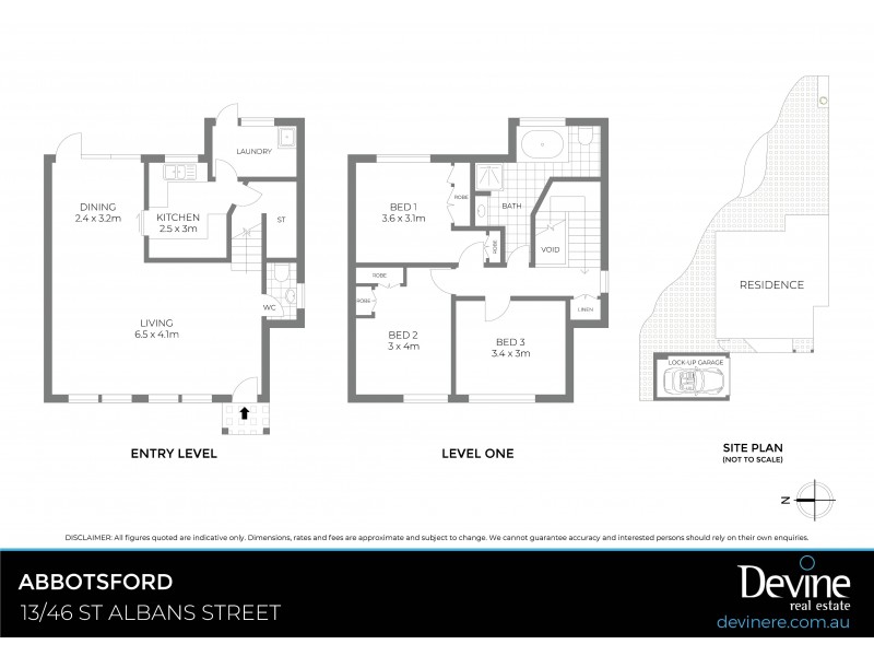 13/46 St Albans Street, Abbotsford NSW 2046 Floorplan