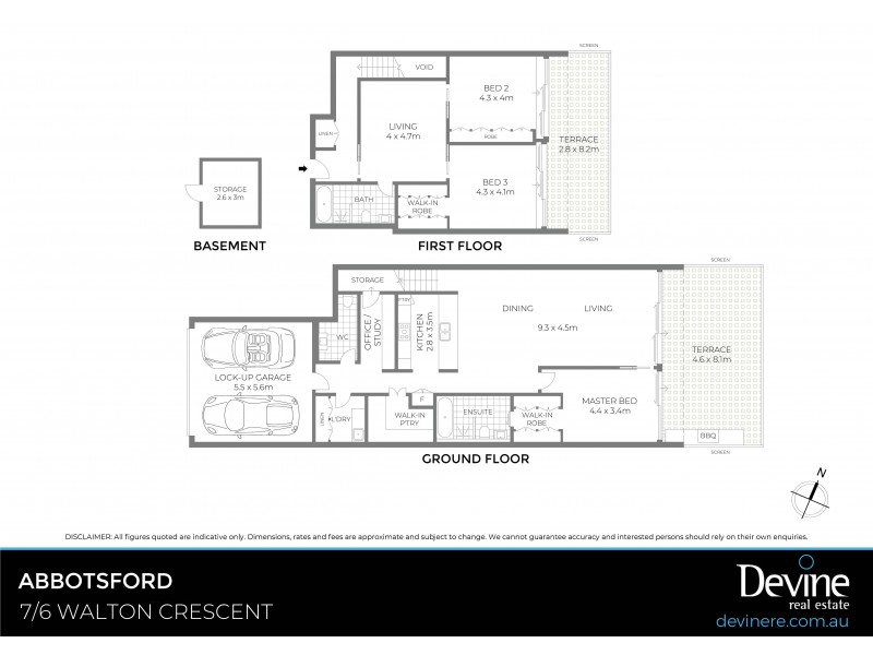 7/6 Walton Crescent, Abbotsford NSW 2046 Floorplan