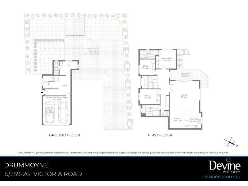 5/259-261 Victoria Road, Drummoyne NSW 2047 Floorplan