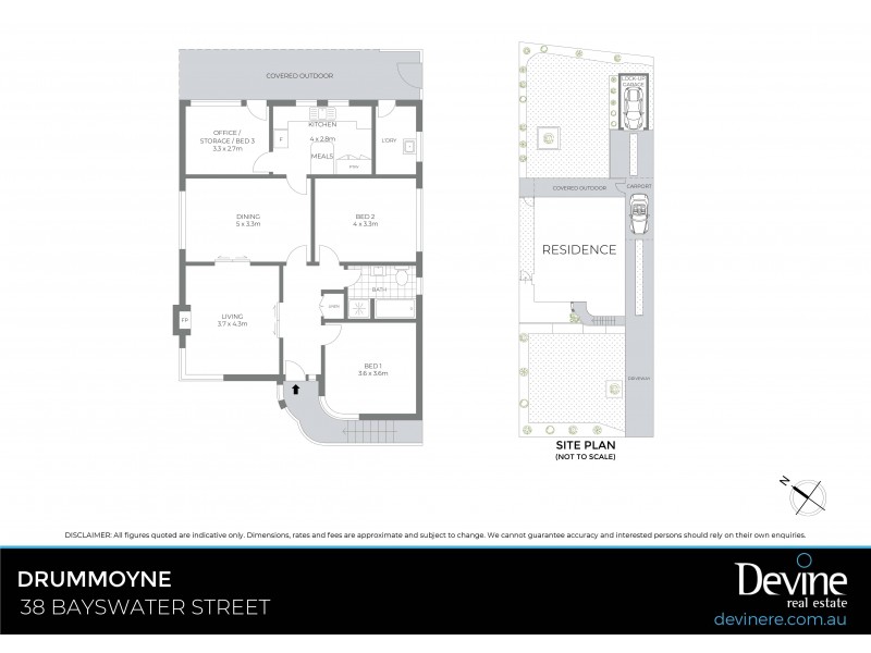 38 Bayswater Street, Drummoyne NSW 2047 Floorplan