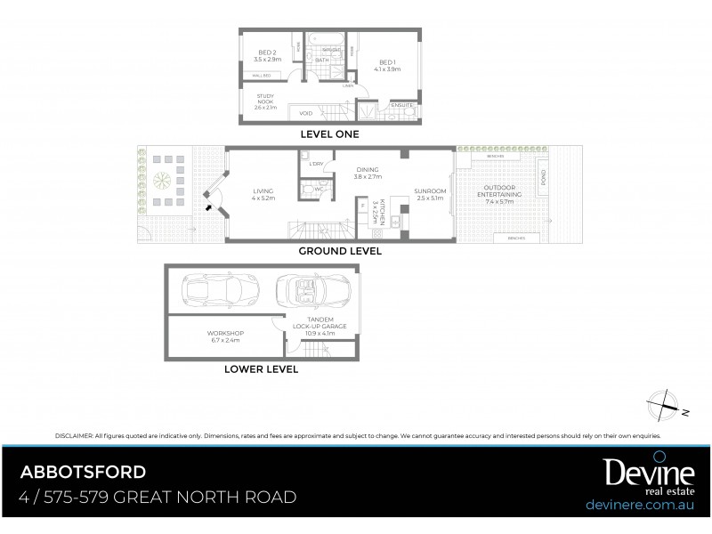 4/575-579 Great North Road, Abbotsford NSW 2046 Floorplan