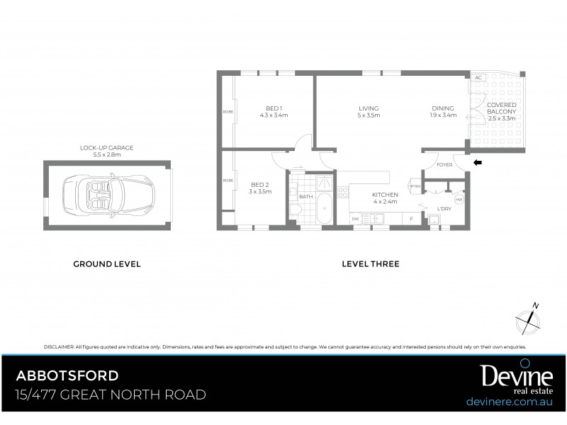 15/477 Great North Road, Abbotsford NSW 2046 Floorplan