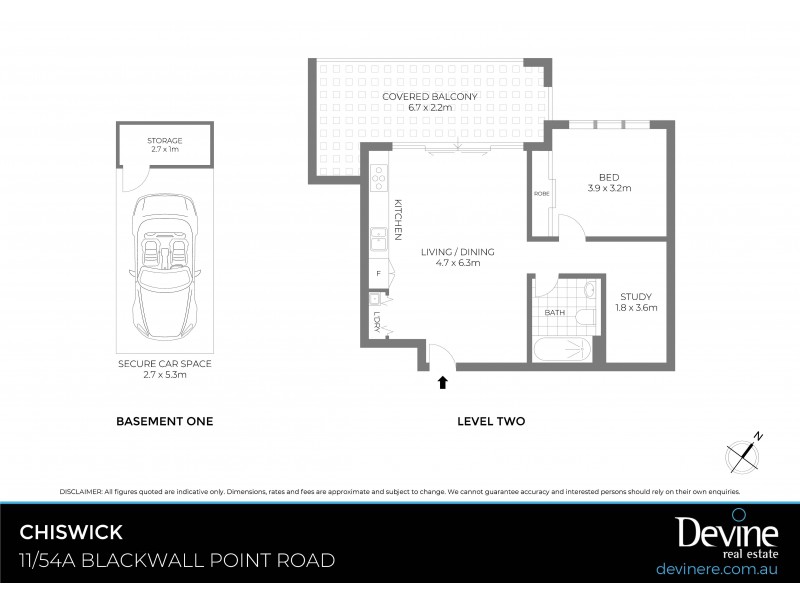 11/54A Blackwall Point Road, Chiswick NSW 2046 Floorplan