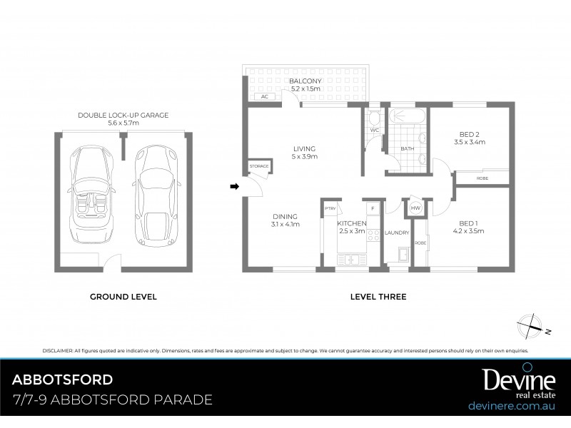 7/7-9 Abbotsford Parade, Abbotsford NSW 2046 Floorplan