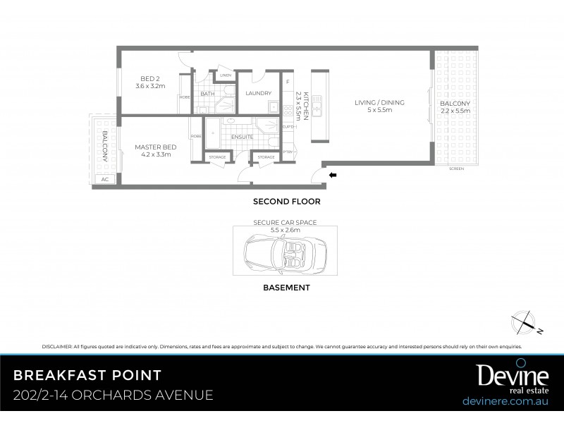 202/2-14 Orchards Avenue, Breakfast Point NSW 2137 Floorplan