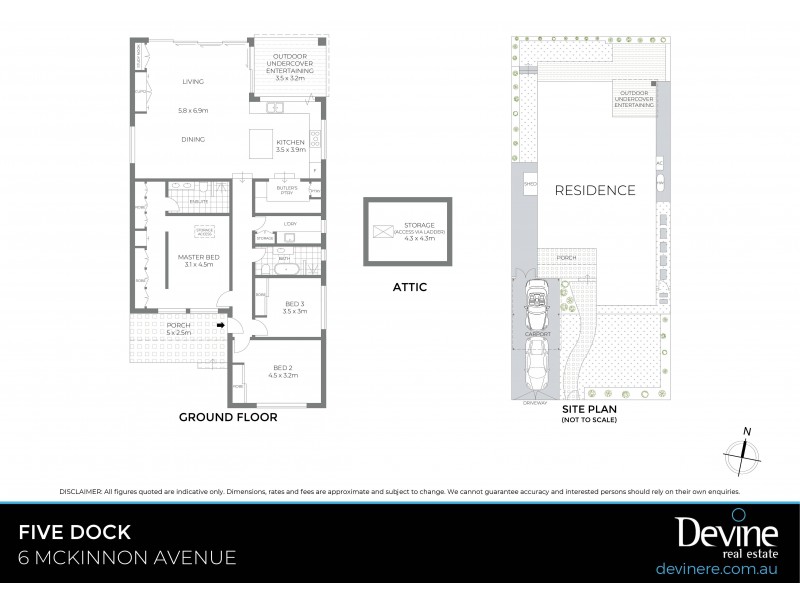 6 McKinnon Avenue, Five Dock NSW 2046 Floorplan