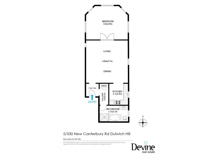 5/530 New Canterbury Road, Dulwich Hill NSW 2203 Floorplan