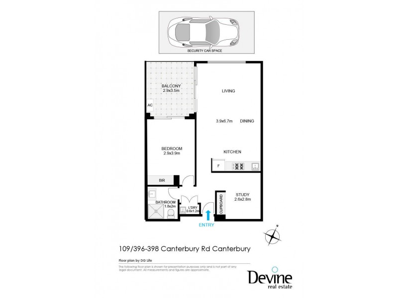 109/396 Canterbury Road, Canterbury NSW 2193 Floorplan
