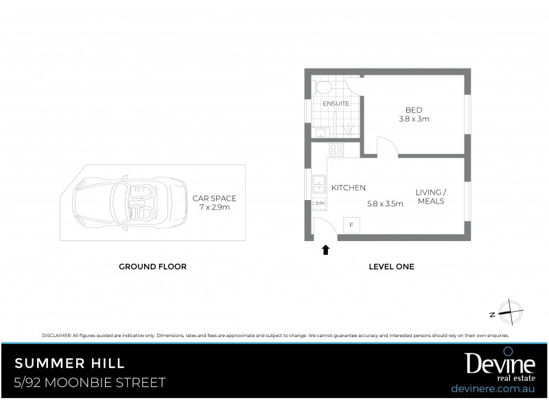 5/92 Moonbie Street, Summer Hill NSW 2130 Floorplan