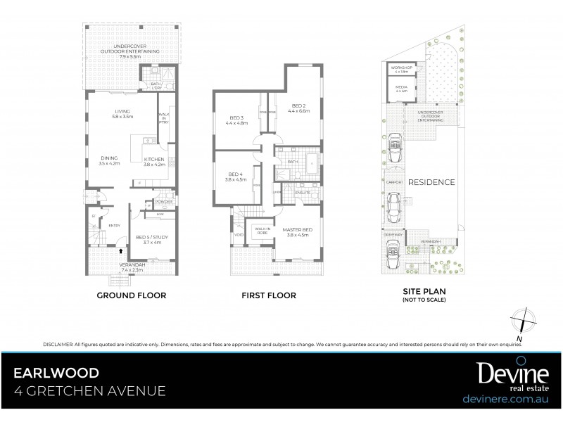 4 Gretchen Avenue, Earlwood NSW 2206 Floorplan