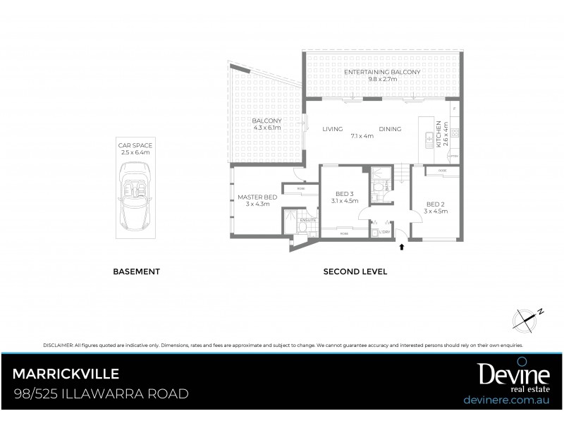 98/525 Illawarra Road, Marrickville NSW 2204 Floorplan