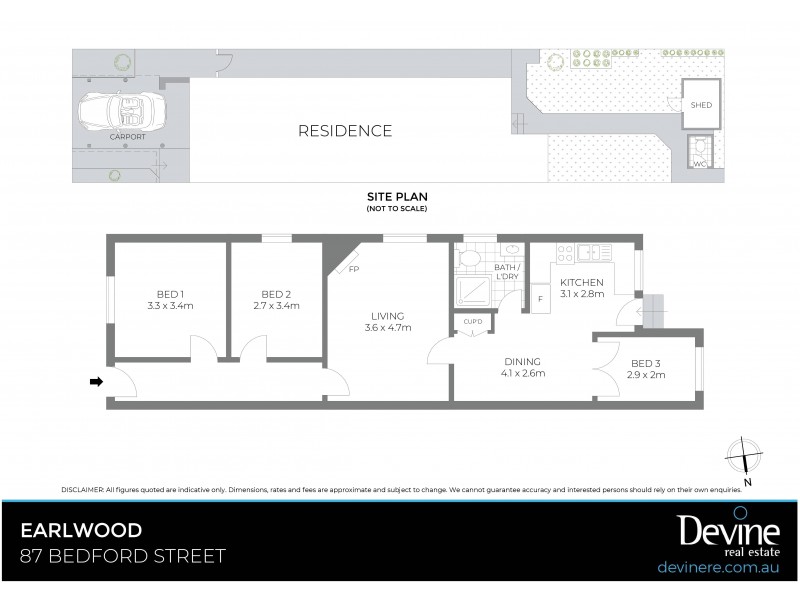 87 Bedford Street, Earlwood NSW 2206 Floorplan
