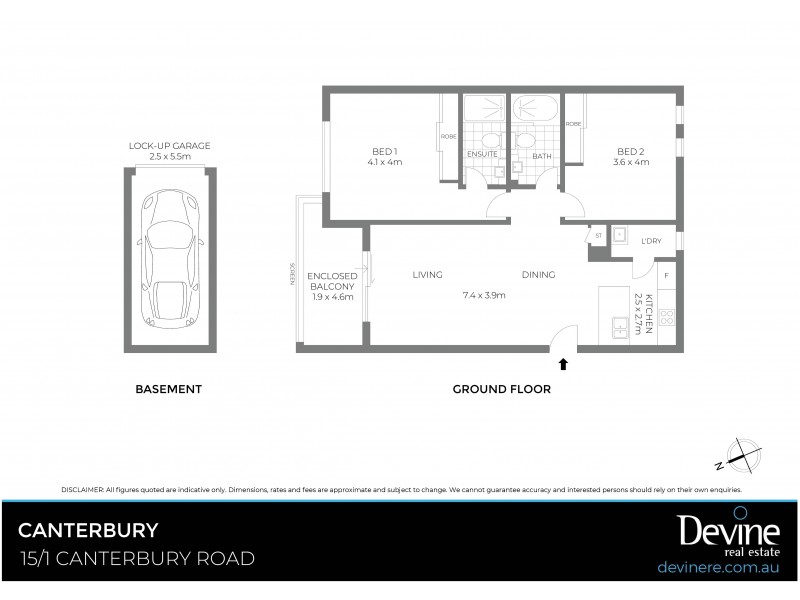 15/1 Canterbury Road, Canterbury NSW 2193 Floorplan