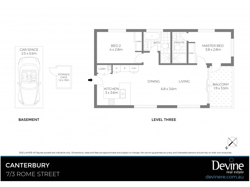 7/3 Rome Street, Canterbury NSW 2193 Floorplan