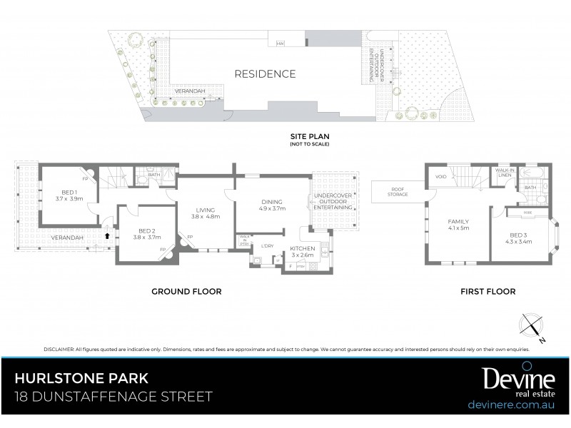 18 Dunstaffenage Street, Hurlstone Park NSW 2193 Floorplan
