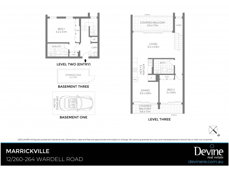 12/260-264 Wardell Road, Marrickville NSW 2204 Floorplan