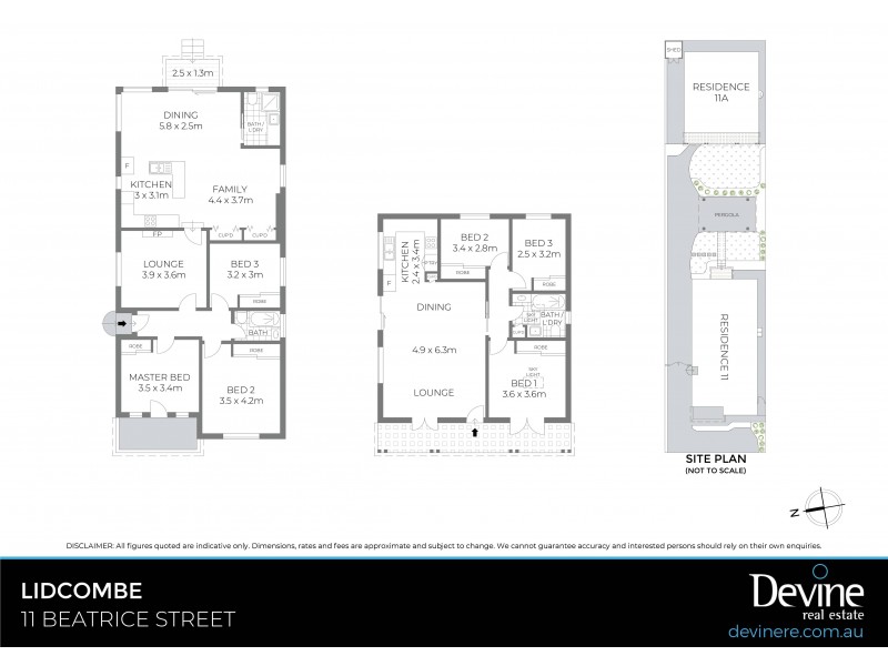 11 & 11A Beatrice Street, Lidcombe NSW 2141 Floorplan