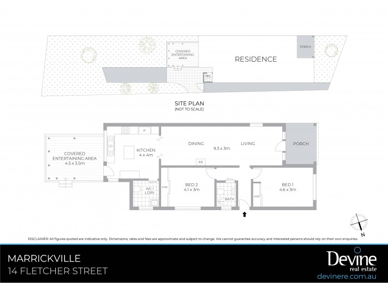 14 Fletcher Street, Marrickville NSW 2204 Floorplan