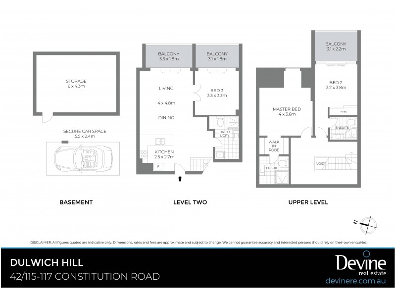 42/115-117 Constitution Road, Dulwich Hill NSW 2203 Floorplan