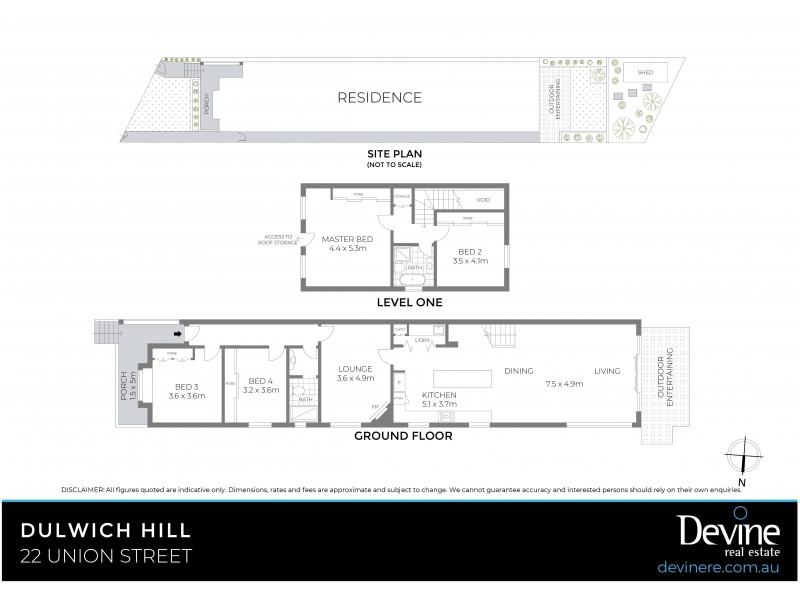 22 Union Street, Dulwich Hill NSW 2203 Floorplan