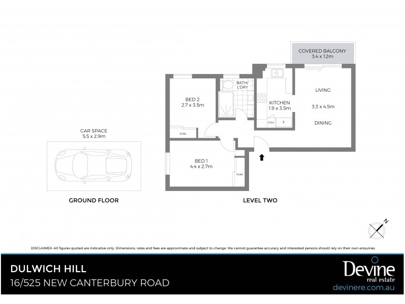 16/525-527 New Canterbury Road, Dulwich Hill NSW 2203 Floorplan