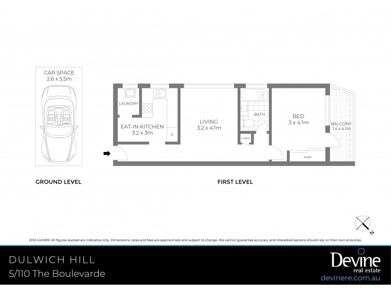 5/110 The Boulevarde, Dulwich Hill NSW 2203 Floorplan
