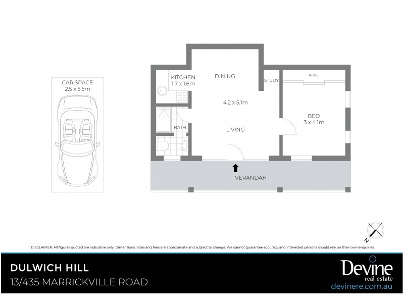 13/435 Marrickville Road, Dulwich Hill NSW 2203 Floorplan