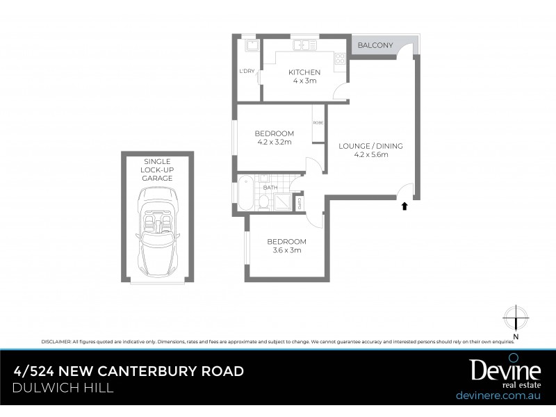 4/524-528 New Canterbury Road, Dulwich Hill NSW 2203 Floorplan