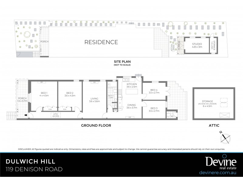 119 Denison Road, Dulwich Hill NSW 2203 Floorplan