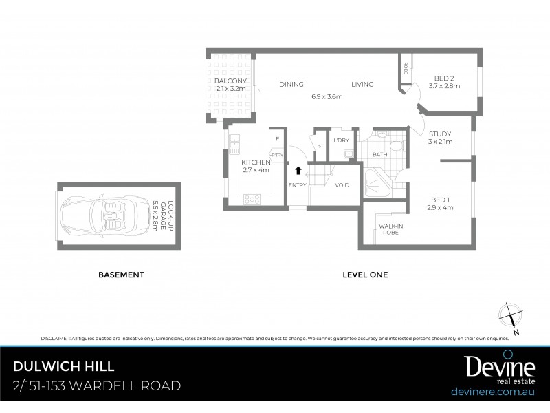 2/151-153 Wardell Road, Dulwich Hill NSW 2203 Floorplan