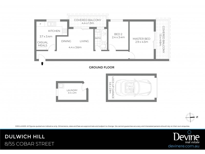 8/55 Cobar Street, Dulwich Hill NSW 2203 Floorplan