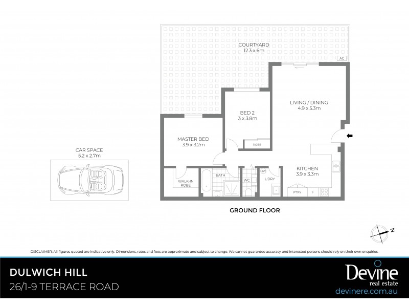 26/1-9 Terrace Road, Dulwich Hill NSW 2203 Floorplan