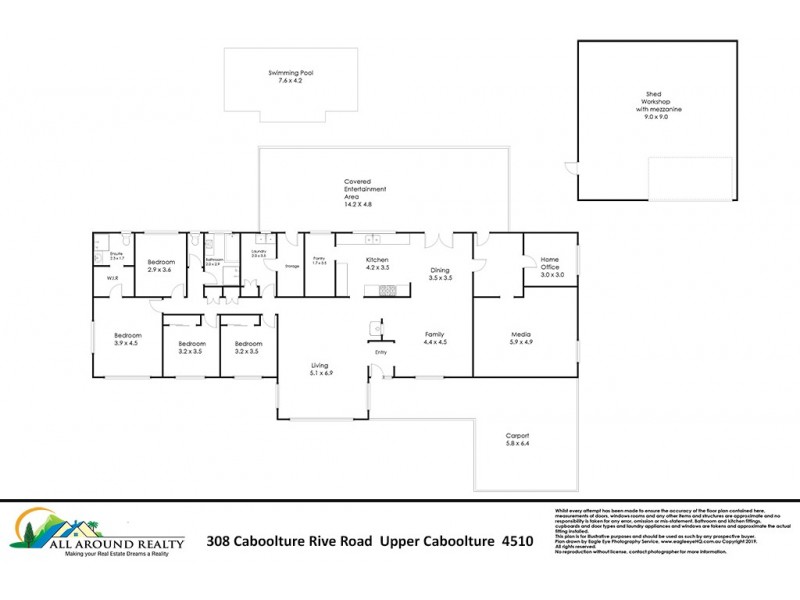308 Caboolture River Road, Upper Caboolture QLD 4510 Floorplan