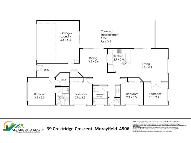 39 Crestridge Crescent, Morayfield QLD 4506 Floorplan