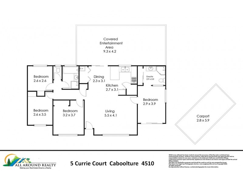 5 Currie Court, Caboolture QLD 4510 Floorplan