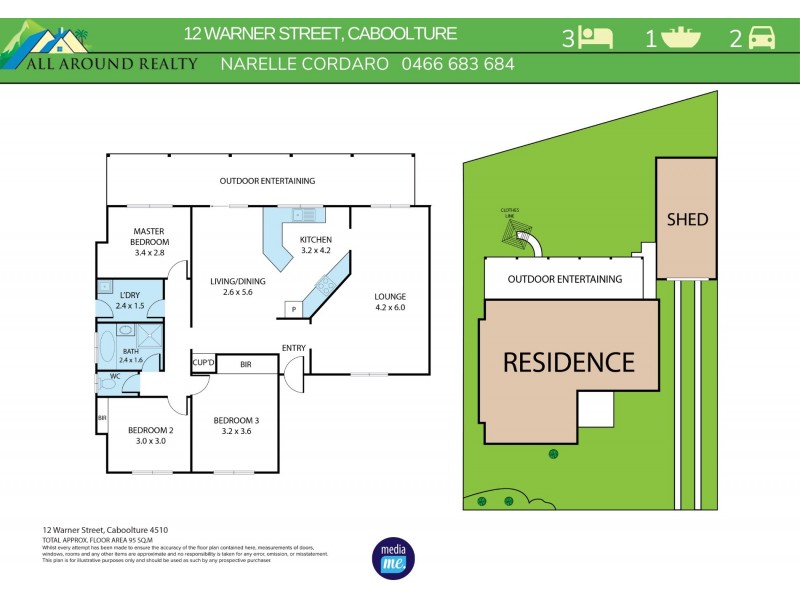 12 Warner Street, Caboolture QLD 4510 Floorplan