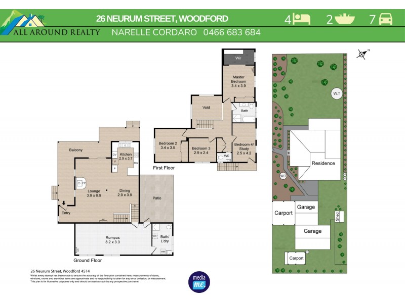 26 Neurum Street, Woodford QLD 4514 Floorplan
