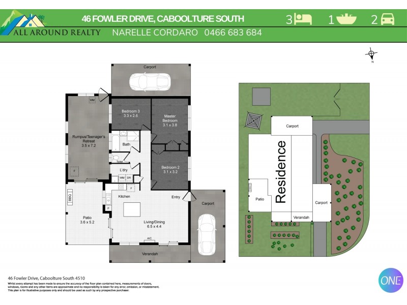 46 Fowler Drive, Caboolture South QLD 4510 Floorplan