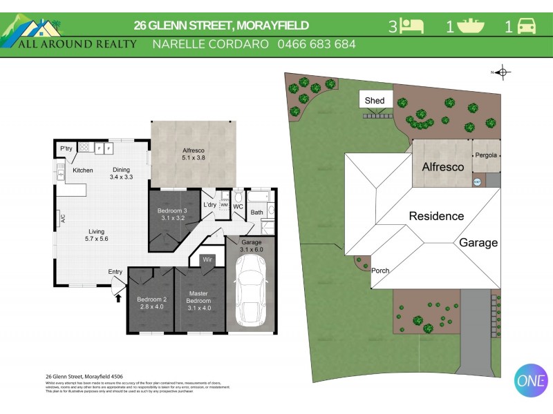 26 Glenn Street, Morayfield QLD 4506 Floorplan