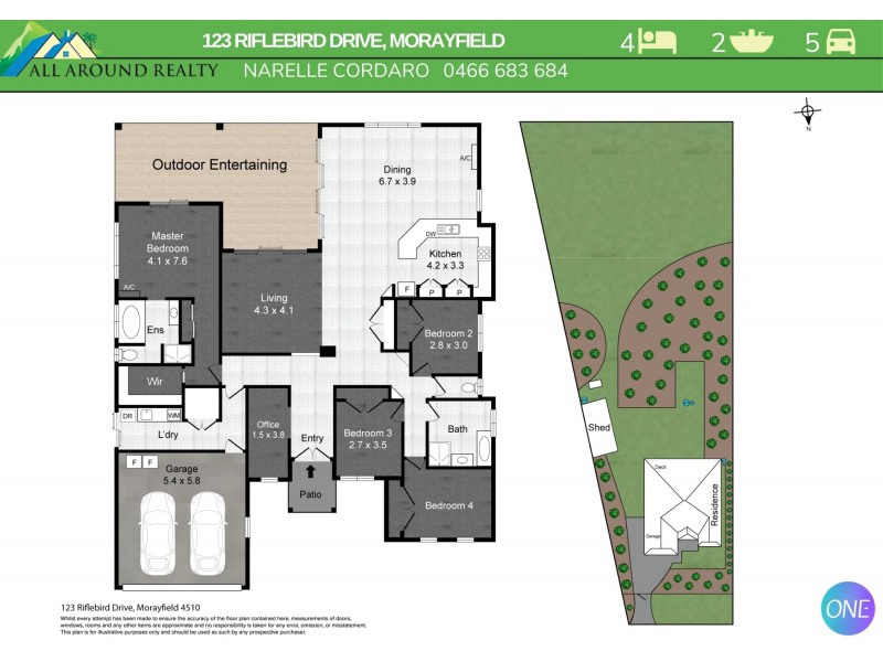 123 Riflebird Drive, Upper Caboolture QLD 4510 Floorplan