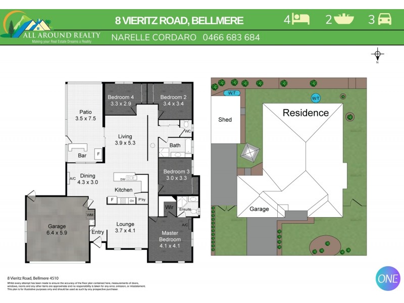 8 Vieritz Road, Bellmere QLD 4510 Floorplan