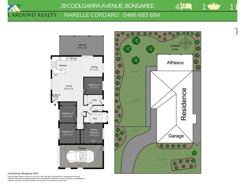 28 Coolgarra Avenue, Bongaree QLD 4507 Floorplan
