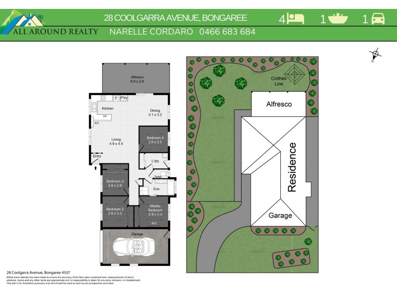 28 Coolgarra Avenue, Bongaree QLD 4507 Floorplan