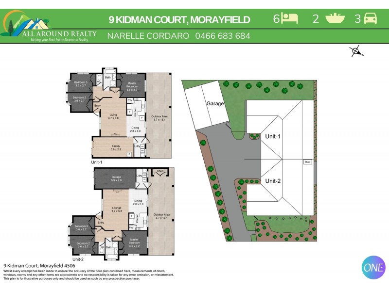 9 Kidman Court, Morayfield QLD 4506 Floorplan