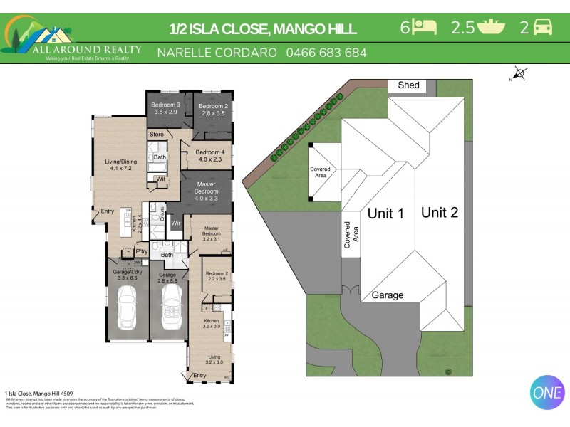 1 Isla Close, Mango Hill QLD 4509 Floorplan