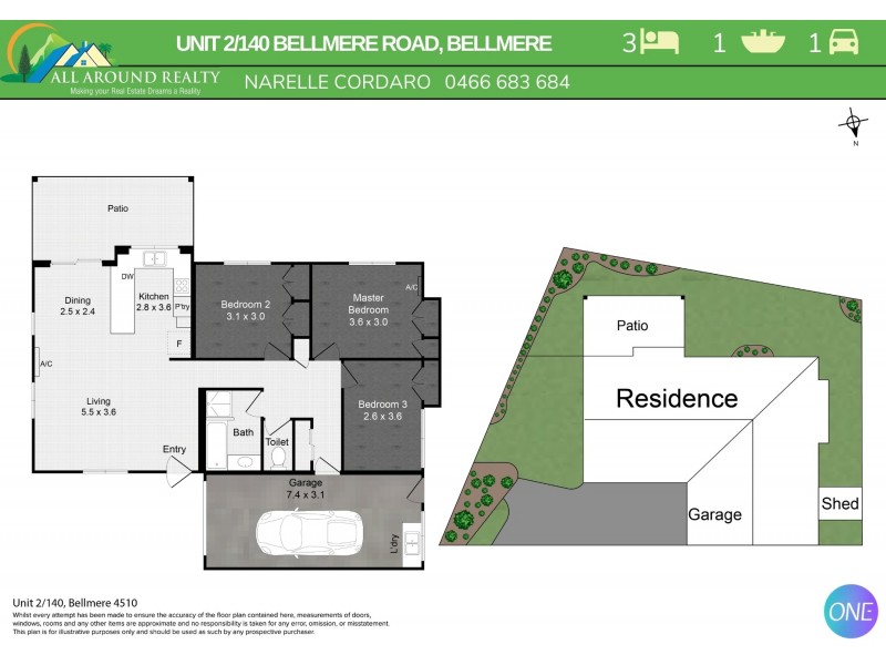2/140 Bellmere Road, Bellmere QLD 4510 Floorplan