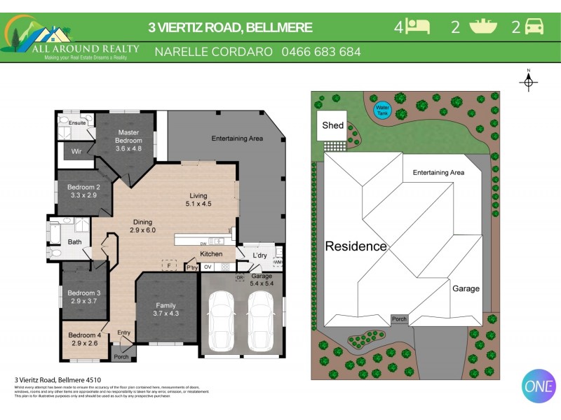 3 Vieritz Road, Bellmere QLD 4510 Floorplan