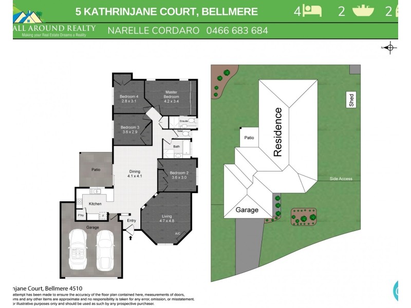 5 Kathrynjane Court, Bellmere QLD 4510 Floorplan