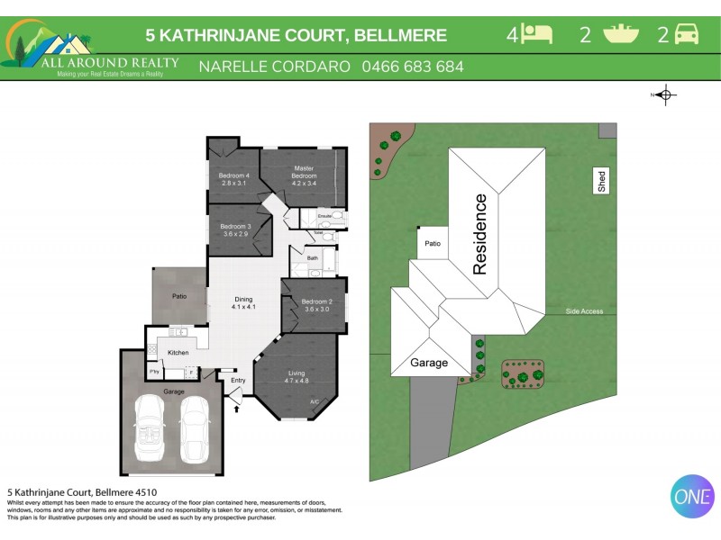 5 Kathrynjane Court, Bellmere QLD 4510 Floorplan